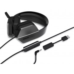 Philips TAG4106BK 7.1 Jack Drát Černá