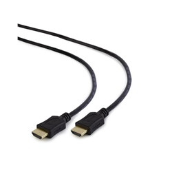GEMBIRD Kabel HDMI-HDMI 3m, 1.4, M M stíněný, zlacené kontakty, CCS, ethernet, černý