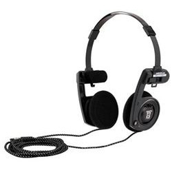 KOSS sluchátka Porta Pro BLK, 15Hz - 25kHz, 101dB mW, 3.5mm jack, 1.2m - černá