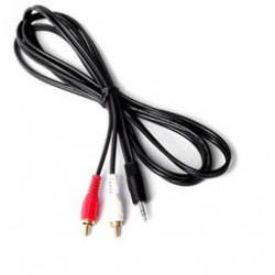 PremiumCord Kabel Jack 2.5mm stereo - 2x Cinch M 2m