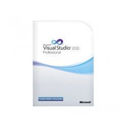 Microsoft Visual Studio 2010 Professional Edition - Kompletní balíček + MSDN - 1 uživatel - DVD - Win - angličtina - Ne pro Latinskou Ameriku