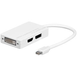 PremiumCord adaptér Mini DisplayPort - HDMI + DVI + DisplayPort M F