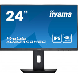24" iiyama XUB2492HSC-B5: IPS,FHD,HAS,USB-C