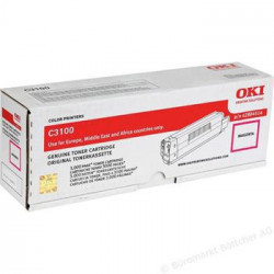 Toner OKI C3100, magenta, 42804514, 3000s, O