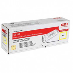 Toner OKI C3100, yellow, 42804513, 3000s, O