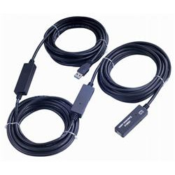 PremiumCord USB 3.0 repeater a prodlužovací kabel A M-A F 15m