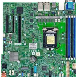 SUPERMICRO MB LGA1200 (Xeon E3-2300), C252, 4xDDR4, 6xSATA3, M.2, 4xPCIe4.0 (x8, 2 x4, x2), VGA, 2x LAN, IPMI