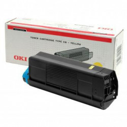 Toner OKI C5100, 5200, 5300, 5400, yellow, 42127405, 5000s, TYP C6, O