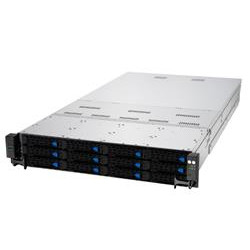 ASUS RS720 2U server 2x 4189, 32x DDR4 ECC R, 12x SATA 4x U.2 HS (3,5"), 1600W (plat), 2x 10Gb LAN, IPMI