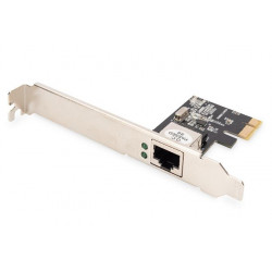 DIGITUS Gigabit Ethernet PCI Express síťová karta, nízkoprofilový držák, Realtek RTL8111H