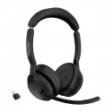 Jabra Evolve2 55 Stereo ANC USB-C BT-USB Bezdrát Černá