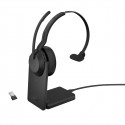 Jabra Evolve2 55 Mono ANC USB BT-USB Bezdrát Stand Černá