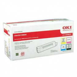 Toner OKI C8600, 8800, CMYK, 43698501, sada všech toneru, O