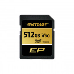 Patriot V90 SDXC 512GB 300MBps UHS-II U3 Class 10 + Adaptér