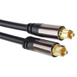 PremiumCord Kabel Toslink M M, OD:6mm, Gold design 2m