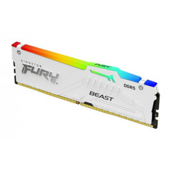 KINGSTON 32GB 6000MT s DDR5 CL36 DIMM (Kit of 2) FURY Beast White RGB EXPO