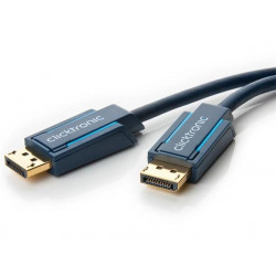 ClickTronic HQ OFC kabel DisplayPort, zlacené kon., 3D, 1m