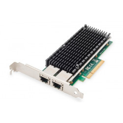 Digitus adaptér 10Gbps Dual Port Ethernet Server