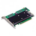 Broadcom MegaRAID 9670W-16i, 8GB, 24Gb s, NVMe SAS SATA, 2x SFF-8654 x8, RAID 0-60, PCIe 4.0 x16, SAS4116W ROC