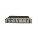 TP-LINK 14-slot rackové šasi, 2x větrák, redundant power TL-MCRP100 v2