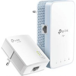 TP-LINK "AV1000 Gigabit Powerline AC750 Wi-Fi KitKIT: 1× TL-WPA7517 + 1× TL-PA7017TL-WPA7517:SPEED: 300 Mbps at 2.4 G