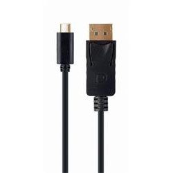 Gembird kabel USB-C (M) na DisplayPort (M), 4K, 60Hz, 2m černý