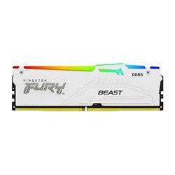 Kingston FURY Beast White DDR5 32GB (Kit 2x16GB) 6000MT s DIMM CL36 RGB EXPO