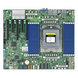 SUPERMICRO MB 1xSP5 (Epyc 9004), 12x DDR5, 8x SATA+6x NVMe 16xSATA+4xNVMe, 2x M.2, PCIe 5.0 (3 x16, 2 x8), 2x10Gb,IPMI