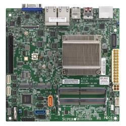 SUPERMICRO mini-ITX MB Atom x6425E (4-core), 2x DDR4 ECC SO-DIMM, 8xSATA, 1x PCI-E 3.0 x4, 4x 1GbE LAN, IPMI, bulk