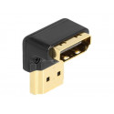 HDMI Adapter male to female 90° downward, HDMI Adapter male to female 90° downward