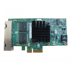 Intel I350 QP - Síťový adaptér - PCIe - Gigabit Ethernet x 4 - pro PowerEdge C6220, R220, R320, R420, R820, R920, T130, T320, T330, T420; PowerVault NX400