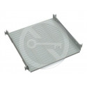 SOLARIX Police 19 1U 450mm pevná, Police 19 1U 450mm pevná RAL 7035 úchyt na přední i zadní lišty UP-14-G