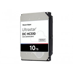 WD Ultrastar DC HC510 HUH721010ALN601 - Pevný disk - šifrovaný - 10 TB - interní - 3.5" - SATA 6Gb s - 7200 ot min. - vyrovnávací paměť: 256 MB - Self-Encrypting Drive (SED)