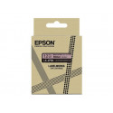 Epson LabelWorks LK-4PBK - Saténový - black on pink - Role (1,2 cm x 5 m) 1 role stužková páska - pro LabelWorks Cable and Wiring Kit, LW-1000, 600, 700, K400, Z700, Z710, Z900, Safety Kit
