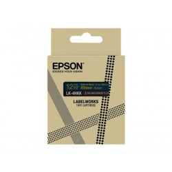 Epson LabelWorks LK-4HKK - Saténový - zlatá na námořnické modré - Role (1,2 cm x 5 m) 1 role stužková páska - pro LabelWorks LW-1000, 300, 400, 600, 700, 900, K400, Z700, Z710, Z900