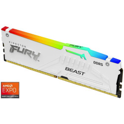 KINGSTON FURY Beast White RGB EXPO 32GB DDR5 6000MHz CL36 DIMM 