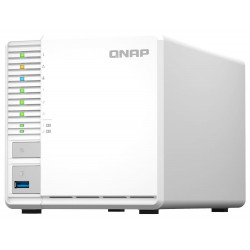 QNAP TS-364-4G 3x SATA, 4GB RAM, 2x M.2 NVMe sloty, 3x USB, 1x 2,5GbE, 1x HDMI 1.4b