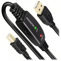 AXAGON aktivní prodlužka repeater USB2.0 USB-A na USB-B ADR-210B 10m