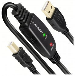 AXAGON aktivní prodlužka repeater USB2.0 USB-A na USB-B ADR-210B 10m