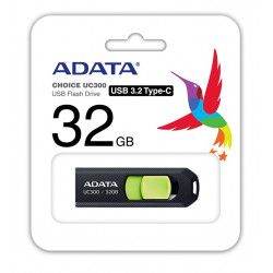 32GB ADATA UC300 USB 3.2 černá zelená