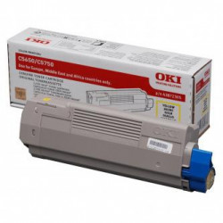 Toner OKI C5650, 5750, yellow, 43872305, 2000s, O