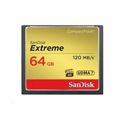 SanDisk Compact Flash 64GB Extreme (R:120 W:85 MB s) UDMA7