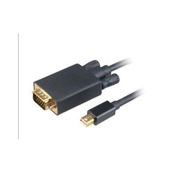 AKASA adaptér Mini DisplayPort na VGA,kabel, 1.8m