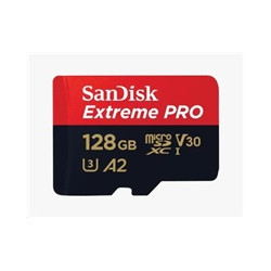SanDisk micro SDXC karta 128GB Extreme PRO (200 MB s Class 10, UHS-I U3 V30) + adaptér
