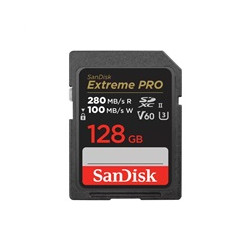 SanDisk SDXC karta 128GB Extreme PRO (280 MB s Class 10, UHS-II V60)