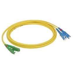 Patchcord FO duplex E2000 APC-SC UPC 9 125um SM 3m, OS2