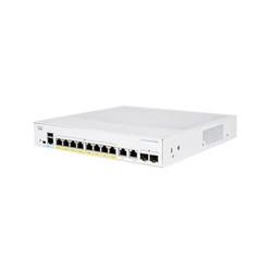 Cisco switch CBS350-8P-E-2G, 8xGbE RJ45, 2xGbE RJ45 SFP, fanless, PoE+, 67W - REFRESH