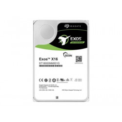Seagate Exos X16 ST14000NM004G - Pevný disk - šifrovaný - 14 TB - interní - SAS 12Gb s - 7200 ot min. - vyrovnávací paměť: 256 MB - Self-Encrypting Drive (SED)