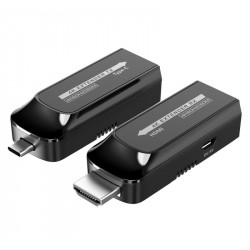 PremiumCord USB-C na HDMI extender přes Cat5e 6 6a 4K@60Hz na 60m