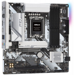 ASRock B760M Pro RS Intel B760 LGA1700 4x DDR5 DIMM 3x M.2 HDMI DP USB-C mATX